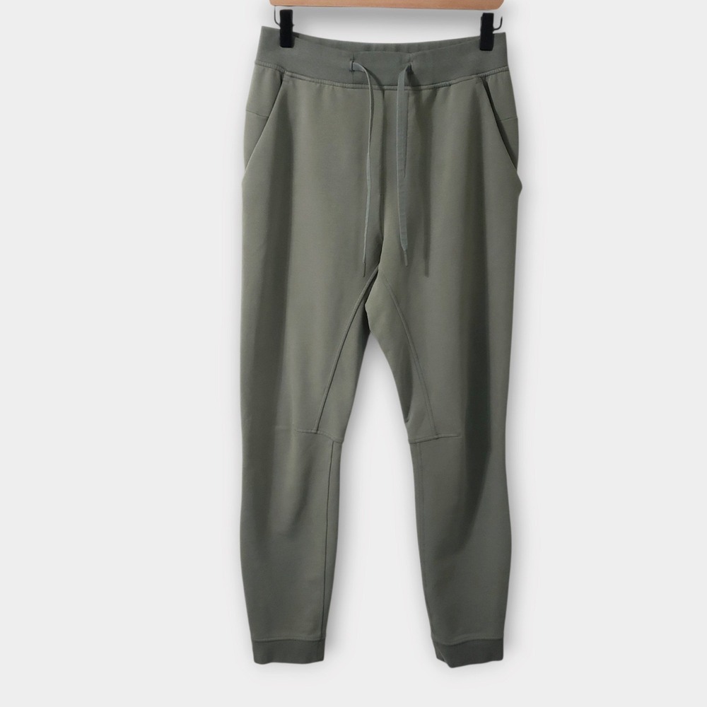 Lululemon Mens City Sweat Jogger Pants Grey Sage Green Size Small M5AJTS